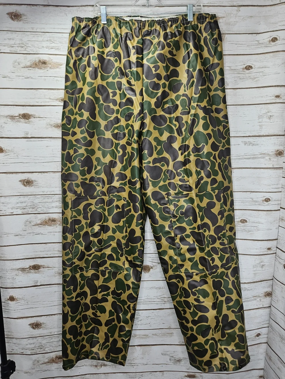 American Clearwater Double Reinforced PVC Polyester Rainwear Pants Size XL